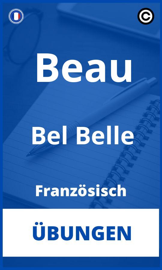 Französisch Beau Bel Belle Übungen PDF