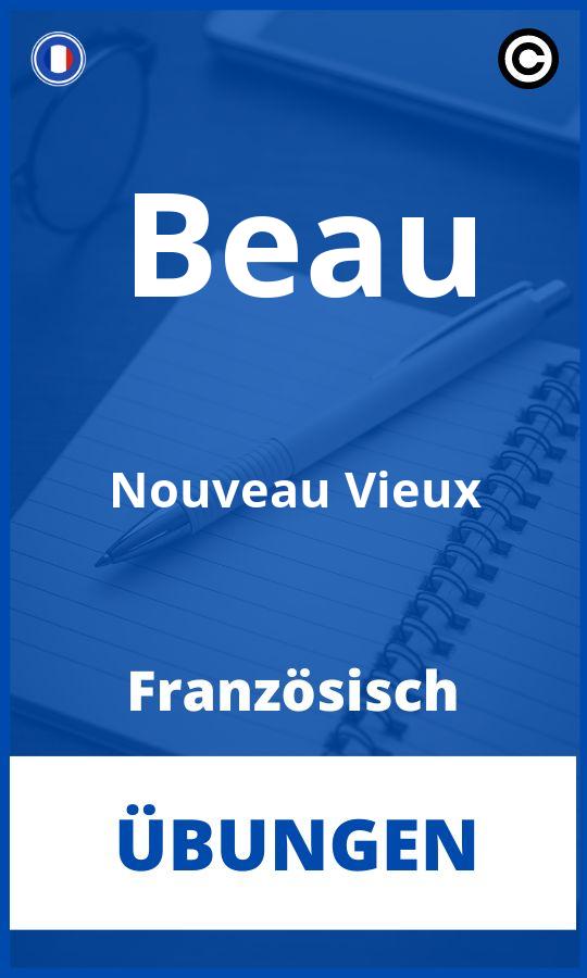 Französisch Beau Nouveau Vieux Übungen PDF