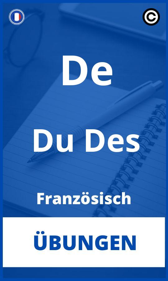 Französisch De Du Des Übungen mit Lösungen PDF