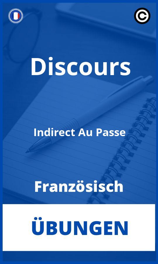 Französisch Discours Indirect Au Passé Übungen PDF