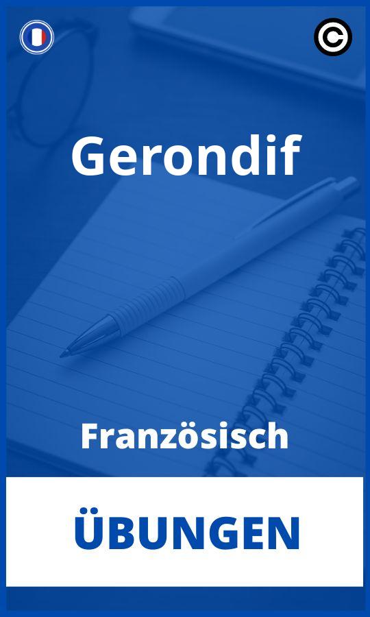 Französisch Gerondif Übungen mit Lösungen PDF
