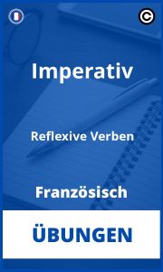 Französisch Imperativ Reflexive Verben Übungen PDF