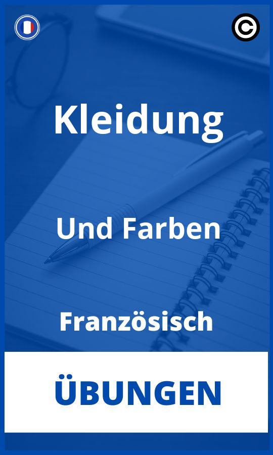 Kleidung Und Farben Französisch Übungen mit Lösungen PDF