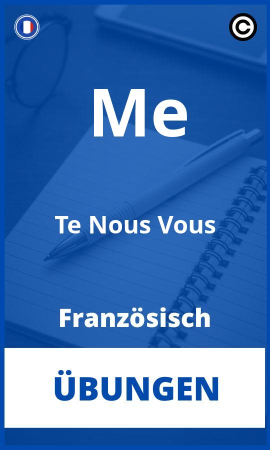 Französisch Me Te Nous Vous Übungen mit Lösungen PDF