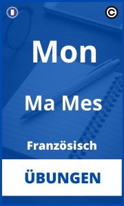 Mon Ma Mes Französisch Übungen mit Lösungen PDF