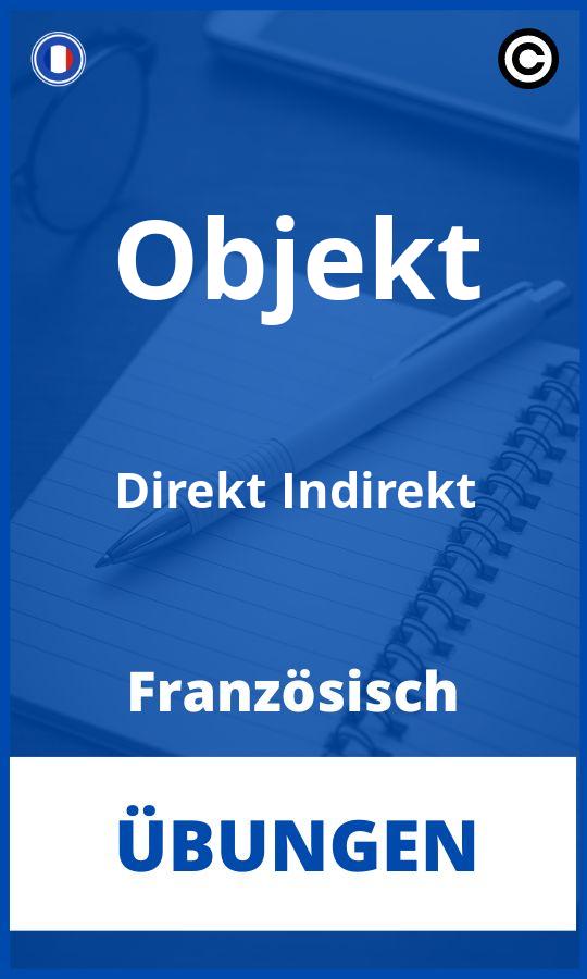 Französisch Objekt Direkt Indirekt Übungen PDF