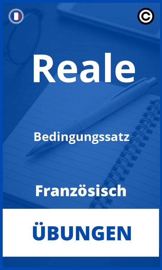 Französisch Reale Bedingungssatz Übungen mit Lösungen PDF