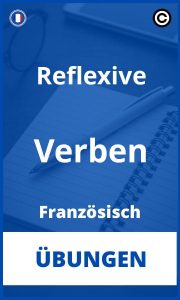 Übungen Französisch Reflexive Verben PDF