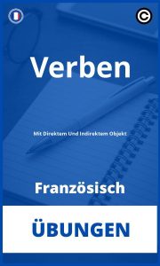 Französisch Verben Mit Direktem Und Indirektem Objekt Übungen PDF